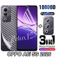 For OPPO A6i 5G 3in1 Front Back Lens Hydrogel Film For OPPO A6i Pro Oppo A 6 i Pro oppoA6i Pro OPPOA