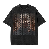 I can't breathe George Floyd men's and women's fashionable hip-hop washed cotton T-shirt