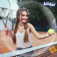 HILDAR Rebound Ball, Adjustable Rope Tether Ball Tennis Training Ball, Tennis Yellow Elastic String 