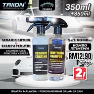 [Super Bundle] Whitening Shampoo + Ceramic Coating Syampu Kereta Motorcycle Coating Kereta TRIION