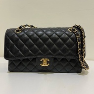 CHANEL CF25 金扣牛皮