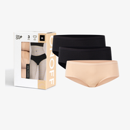 PACK 3 quần lót nữ BAMBOO PLUS+ dáng brief mềm mát kháng khuẩn Essential ONOFF 16UQ25A483