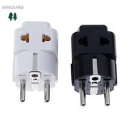 [GrandLarge] 1 to 2 Splitter Germany France 5mm plug to universal UK/US/EU/AU 2/ 3 pin soet MY