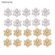 HBMY 50Pcs/Set Filigree Flower Crafts Ch Connectors DIY Pendant Jewelry Findings HBB