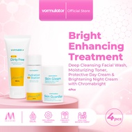 Mcs Store - Facial Wash, Toner, Day & Night Cream Bright Enhancing Treatment