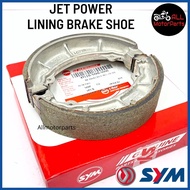 [100% ORI] JET POWER BRAKE SHOE REAR BREK LINING BELAKANG 4312B-M9B-0000 100% ORIGINAL SYM