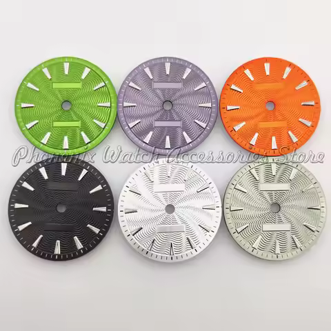 28.5mm dial nh35 dial custom logo stainless steel dial fit NH35 movement/Miyota 8215 movement high-q