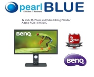 [PRE-ORDER] BenQ 32 inch 4K Photo and Video Editing Monitor Adobe RGB | SW321C ETA 2-4 WEEKS