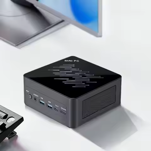 TOPTON AI Mini PC AMD Ryzen AI 9 HX 370 ES AI 7 H 350 ES Desktop Computer HDMI|DP|USB4 Output OCuLin