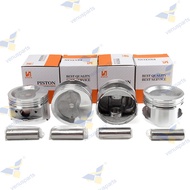 4Y Piston With Pin Lock For Toyota Engine 4-cylinder 13101-73030 91*1.5+1.5+4 5-6FD