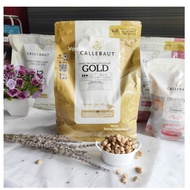 CALLEBAUT Gold Chocolate Gold Callets Couverture 30..4% 1 kg IMPORT Plus COOLER BAG