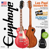 ⭐USA Brand⭐ Epiphone® Inspired by Gibson Les Paul Standard 60s กีตาร์ไฟฟ้า ทรง Les Paul ไม้มะฮอกกานี