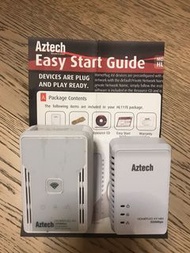 Aztech HL117E HomePlug AV + Mini 500Mbps Set | Router