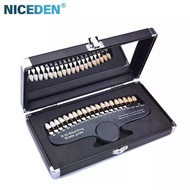 3D Shade Guide Chart Board Color Comparator with Mirror Teeth White Bleaching 20/27 Colors
