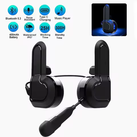 X2/BT9 Motorcycle Bluetooth Headset Wireless Stereo Moto Helmet Headphones Music Player Handsfree Ea