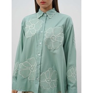KEMEJA KATUN DAWNBLISSCO - DAHYE Shirt | Top Wanita | Women's Long Sleeve Shirt | Premium Cotton | F