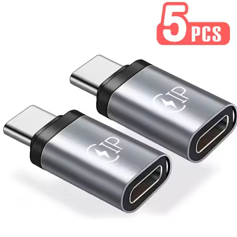 1/2/5Pcs IOS To Type C Converter Fast Charger Adapter Type C To 8 Pin Lighting Connector For IPhone