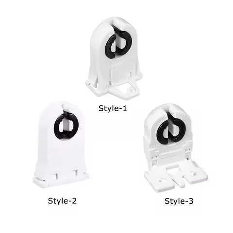 2-10Pcs 2A T8 Fluorescent Light Holder G13 Base Non-Shunted Tombstone Lamp Socket for LED Fluorescen