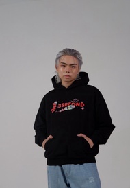 3Second x Karafuru Sweater Hoodie Jaket Pria Graffity Typo C151123