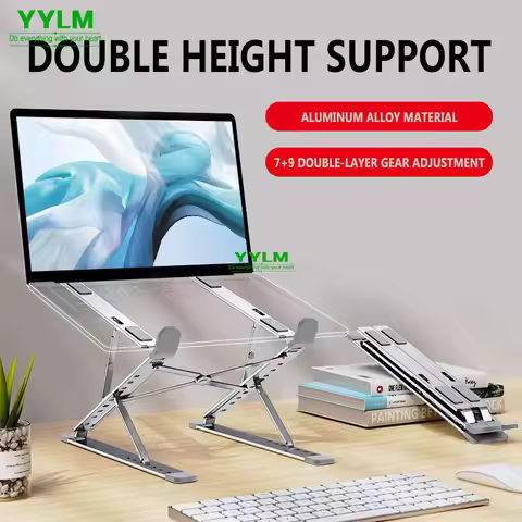YYLM N8 Laptop Stand Aluminum for Macbook Adjustable Portable More Stabe Laptop Stand Cooling Stand 