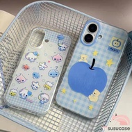 Case For Iphone 15 16 14 13 12 11 Pro Max 7 16 15 Plus XR X XS Max SE 2020 Cute Water Drop Fruit Bea