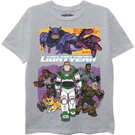 Disney Boys' Lightyear Zurg Vs Buzz & Crew Short Sleeve Tee Premium Distro Kids' T-Shirt