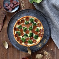 義式臘腸青花椰鹹派 /可生酮 Salami and broccoli Quiche