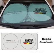 RIO Honda Sun Shade Car Windshield Sunshade UV Protect Cover Civic City VEZEL Accord Odyssey UR-V HR-V CR-V