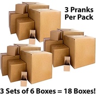 Give the Gift of Frustion: Boxes in a Box Prank. Includes 3 Sets of 6 Nesting Cartons (2-12 Inch). F