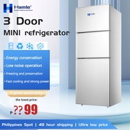 Fast send Hamle Refrigerator With Freezer HD Inverter 2-Door Small Refrigerator Save Electricity