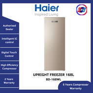 HAIER UPRIGHT FREEZER 168L BD-168WL-HAIER WARRANTY MALAYSIA