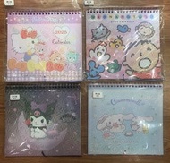 Kuromi Cinnamoroll Hello Kitty 大口仔 2025掛曆
