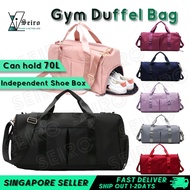 【SG】Gym Duffel Bag sports with shoe compartment and waterproof duffel bag sports  Backpack Bag large