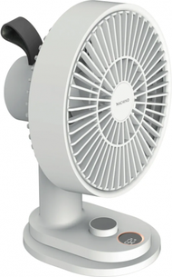 Machino - Q4 多功能夾扇 白色│座枱、掛牆、夾枱、風力強勁、消暑神器