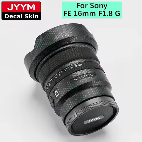 Customized Sticker For Sony FE 16mm F1.8 G Decal Skin Camera Lens Vinyl Wrap Film Protector Coat 16 
