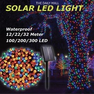 Decorative lights 32 meters LED solar string lights outdoor garden fairy light waterproof solar ligh
