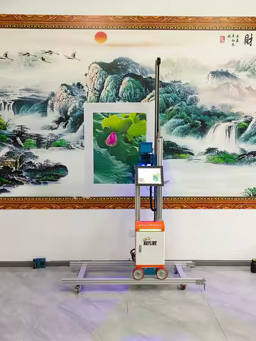 Automatic AI 4K Wall Double Heads Desktop Printing Machine Metal Paper Wood Large Format UV Flatbed 