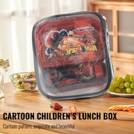 Kids Lunch Box Water Bottle for Children Plastic Convenient School Tupperware