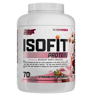 Nutrex Research IsoFit Strawberry Whey Isolate Protein Powder 100% Whey Protein Isolate | Muscle Rec