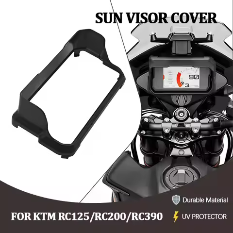 For KTM RC125 RC200 RC390 2022 2023 Motorcycle Sun Visor Instrument Screen Protector Cover ktm rc200