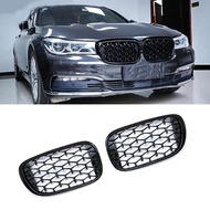Car Accessories for BMW 7 Series G11 G12 2015-2019 Front Grille Middle Net Grills Assembly Frame Cov