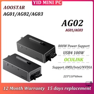 AOOSTAR Graphics card expansion dock 800W Power Support AG01 Oculink/AG02 Oculink+USB4/AG03 Oculink+