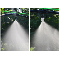 100X Spray Water Fog Misting Nozzle Gardening Water Cooling System Greenhouse Plants Spray Sprinkler