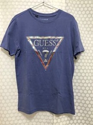 二手｜GUESS短袖T恤－藍M