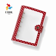 EBINL A7 Binder Cover, PVC A7 Polka Dot  Binder, Durable Polka Dot  Photocard Holder Album Shell Kpo