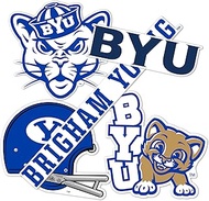 Desert Cactus Brigham Young University Sticker Cougars BYU Cougsr Vinyl Decals Laptop Water Bottle C