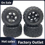 4Pcs Rubber Tire Tyre Wheel for MJX Hyper Go H16H H16E H16P 1/16 RC Car Upgrade Parts Spare Accessories