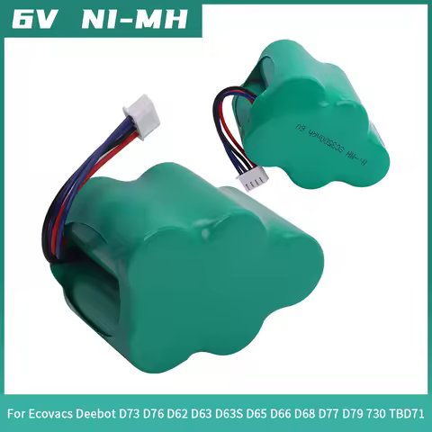 6V Ni-MH 3500mAh Vacuum Cleaner Robot battery in For 620 710 D73 D76 ECOVACS LP43SC 3300P5 Fits COD 
