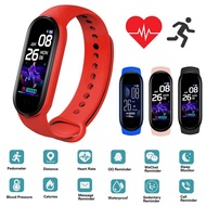 ✑ M5 Smart Band Bluetooth Fitness Bracelet Men Women Tracker Sports Band Pedometer Heart Rate Blood Pressure Monitor Watchband
