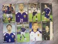 全能足球 日本國家隊 Postcard 9 張 川口能活 中田英壽 